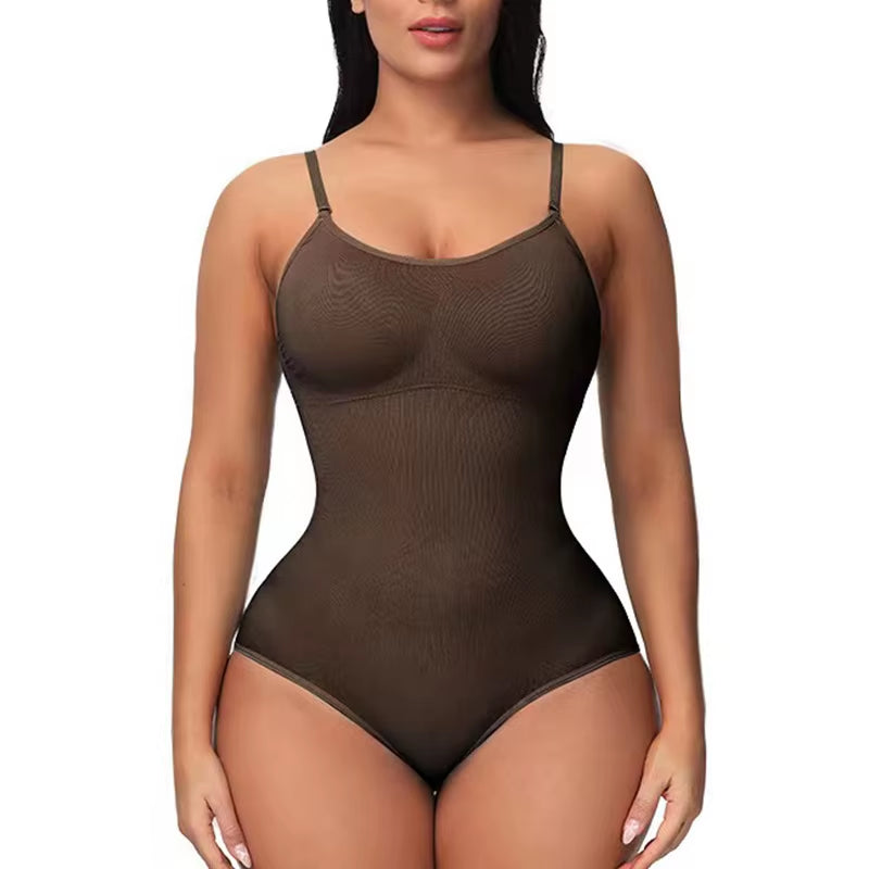 XS-3XL Solid Color Seamless Shaping Shapewear Bodysuit Tummy Control Butt Lifting Slimmer Body Shaper Women Underwear Shapewear